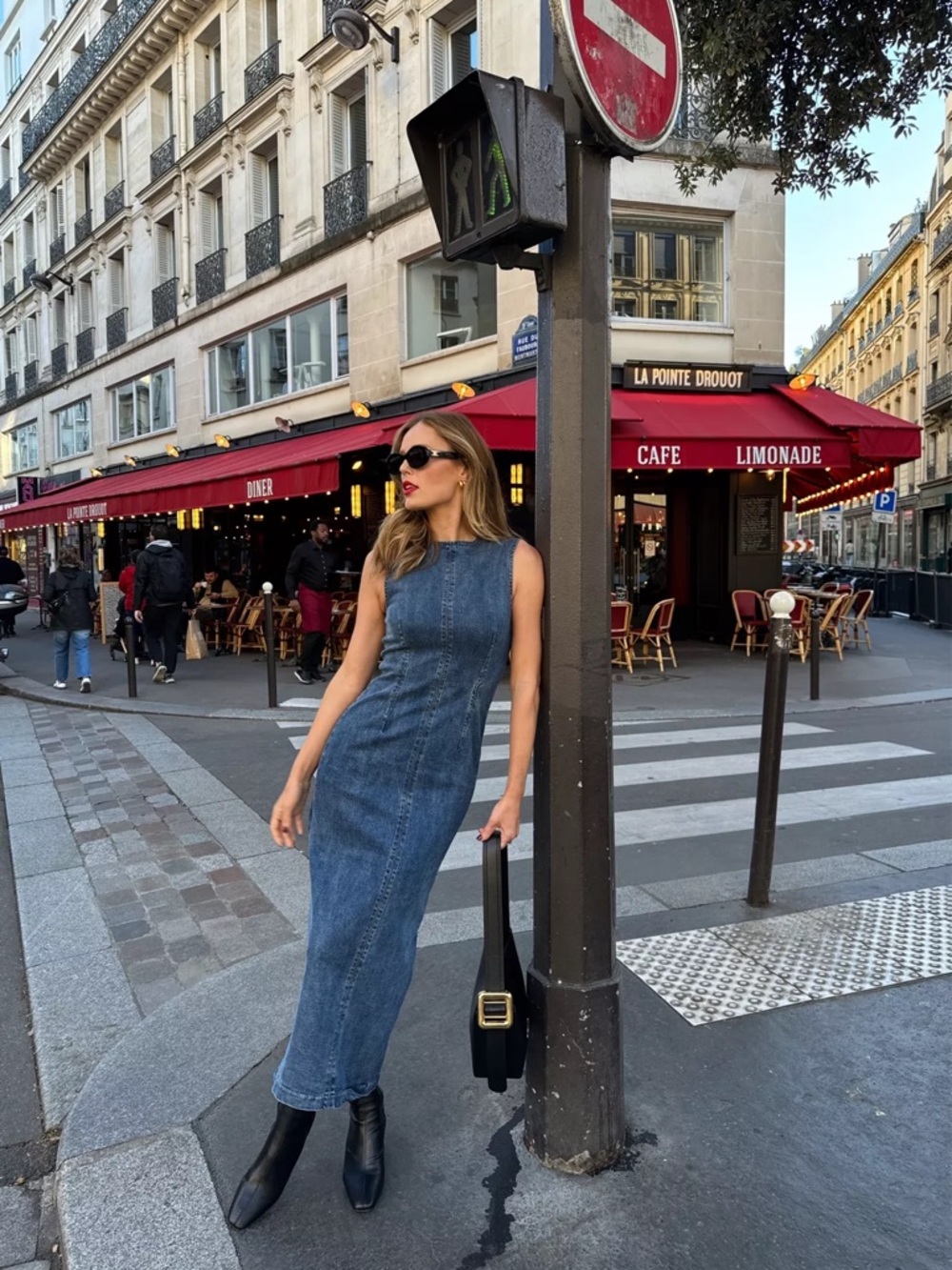 Reformation Kendi Denim Midi Dress - Picture 3 of 4